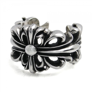 Chrome Hearts Ring Double Floral Open Rings